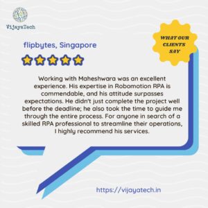 Robomotion RPA Expert for Streamlining- VijayaTech Labs testimonials.jpg