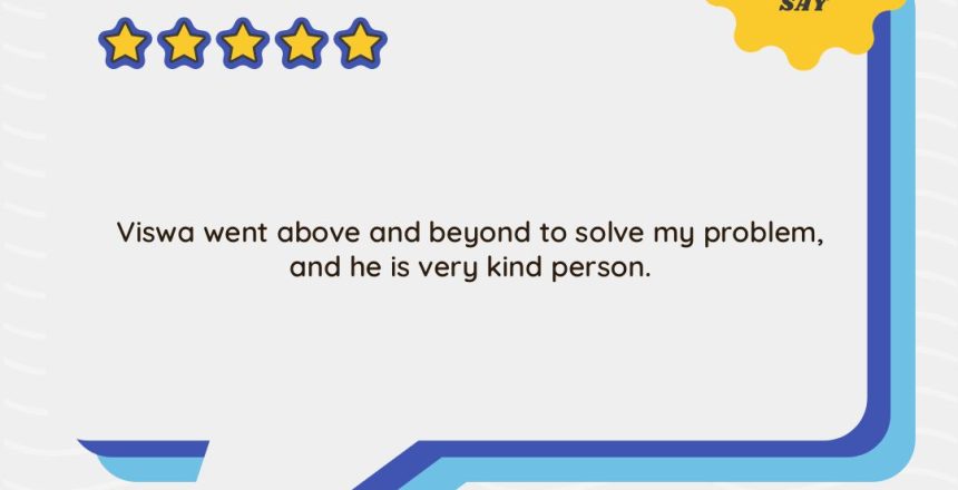 Expert Problem-Solver: Kind and Dedicated- VijayaTech Labs testimonials.jpg
